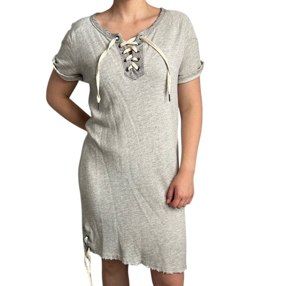 n:philanthropy Rose Tie Dress in Heather Grey Women's Small